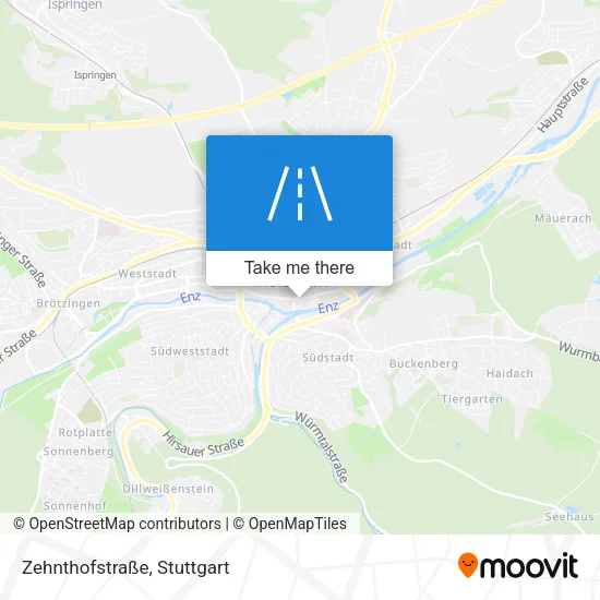 Карта Zehnthofstraße