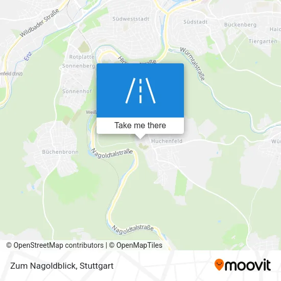 Карта Zum Nagoldblick