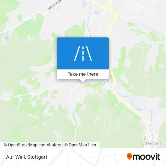 Карта Auf Weil