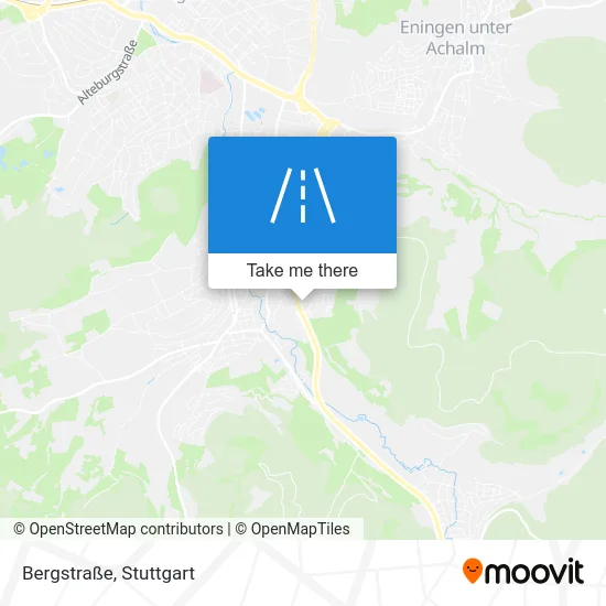 Карта Bergstraße