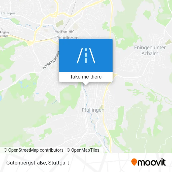 Карта Gutenbergstraße