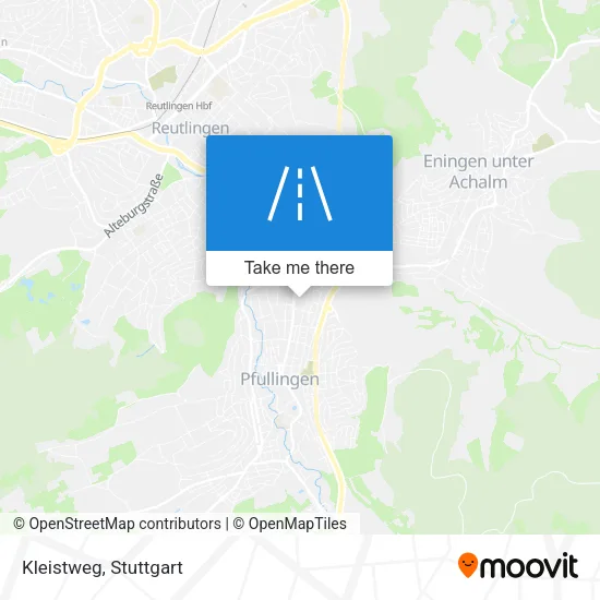 Kleistweg map