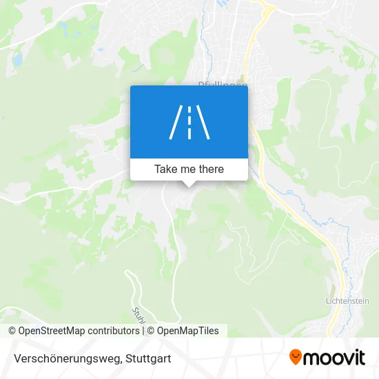 Карта Verschönerungsweg