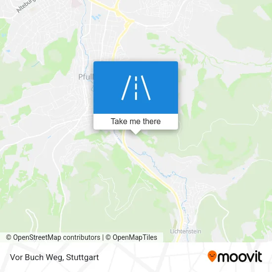 Карта Vor Buch Weg
