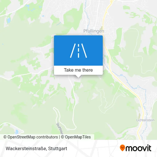Карта Wackersteinstraße