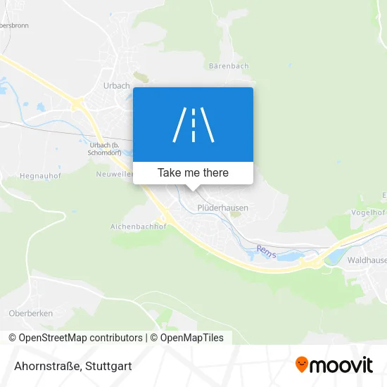 Ahornstraße map