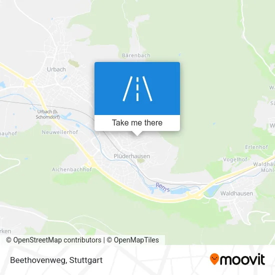 Карта Beethovenweg