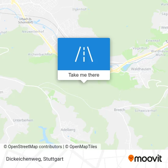 Dickeichenweg map