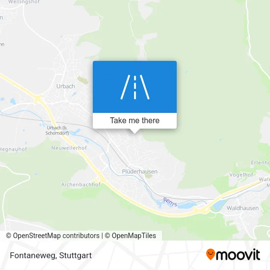 Карта Fontaneweg