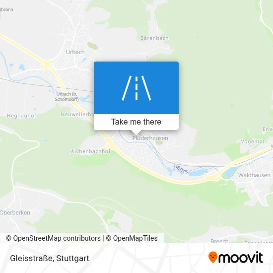 Gleisstraße map