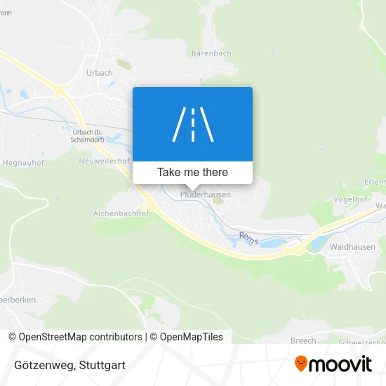 Карта Götzenweg