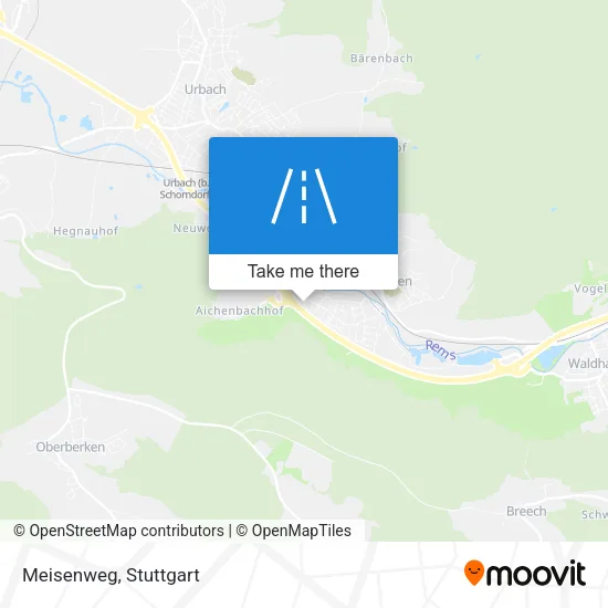 Карта Meisenweg