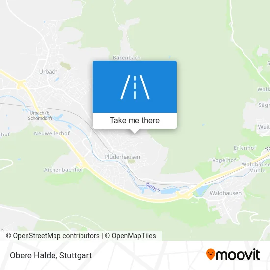 Карта Obere Halde