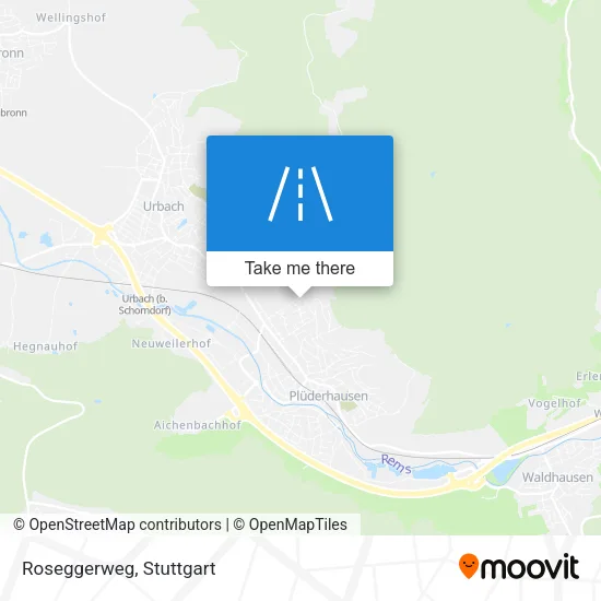Карта Roseggerweg