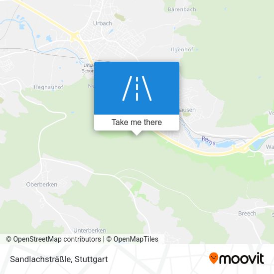 Sandlachsträßle map