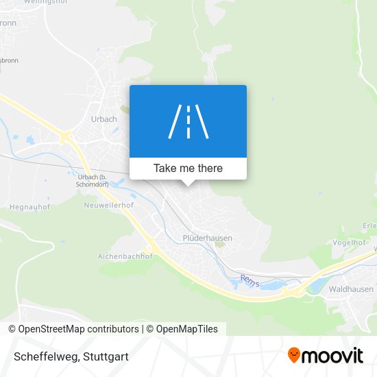 Карта Scheffelweg