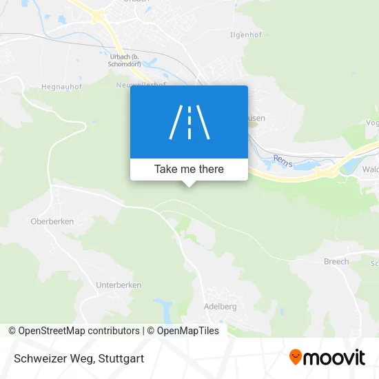 Карта Schweizer Weg