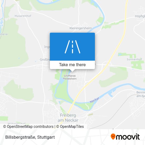 Billsbergstraße map