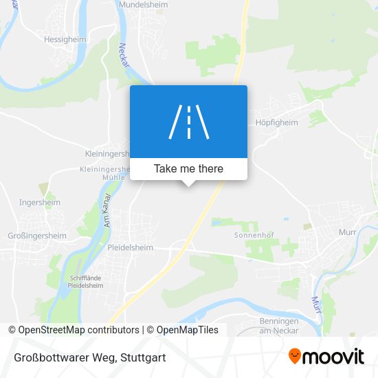 Карта Großbottwarer Weg