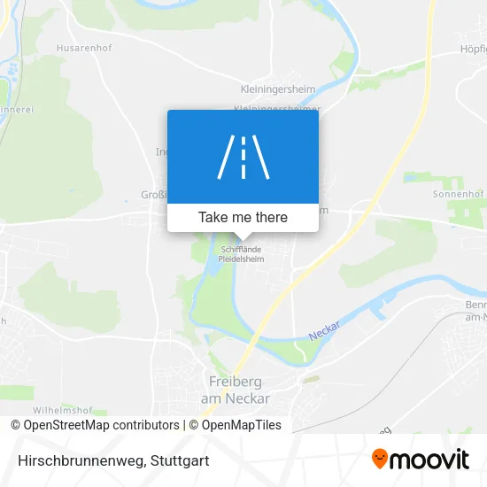 Карта Hirschbrunnenweg