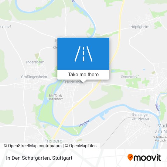 In Den Schafgärten map