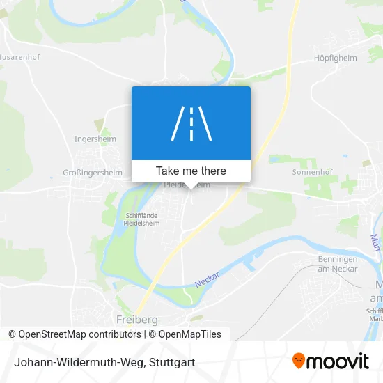 Карта Johann-Wildermuth-Weg