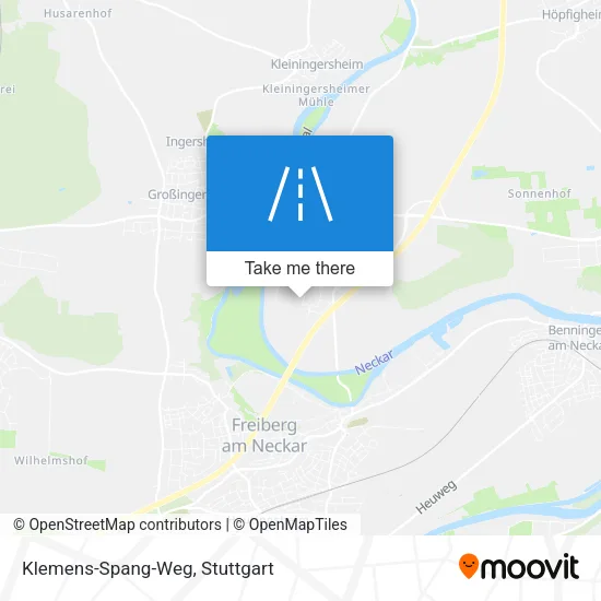 Klemens-Spang-Weg map