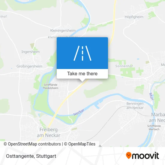 Карта Osttangente