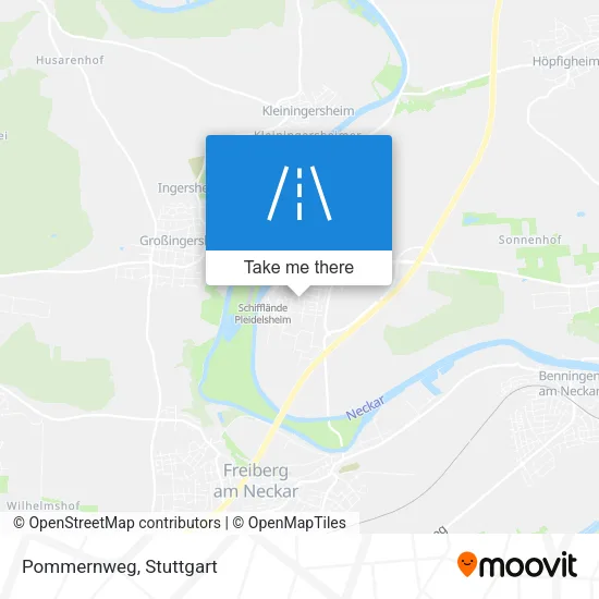 Карта Pommernweg