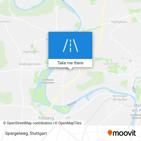 Карта Spargelweg