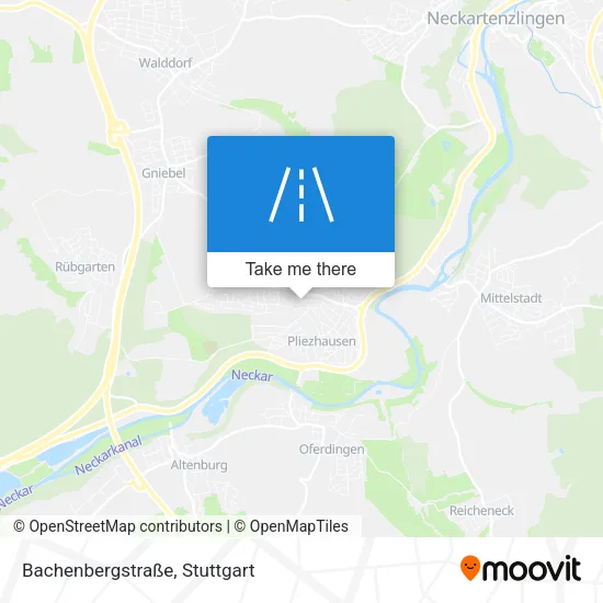 Карта Bachenbergstraße