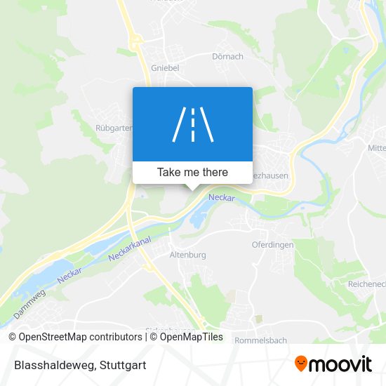 Карта Blasshaldeweg