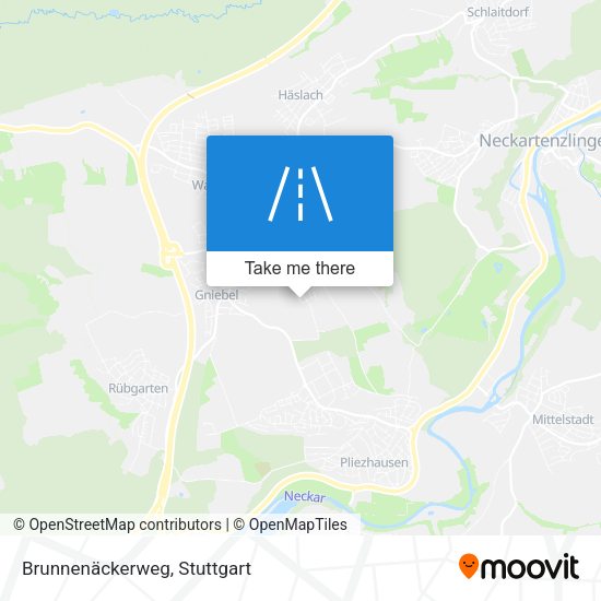 Brunnenäckerweg map