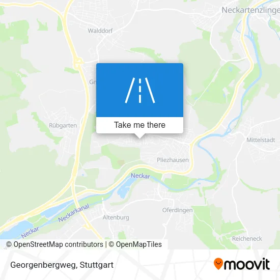 Карта Georgenbergweg