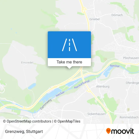 Grenzweg map