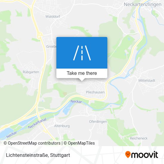 Lichtensteinstraße map