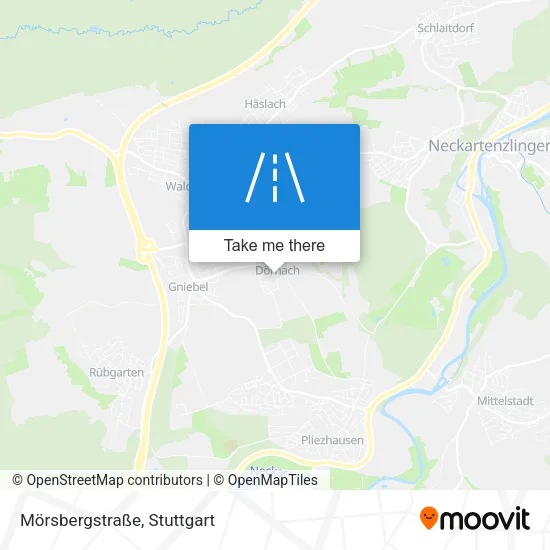 Карта Mörsbergstraße