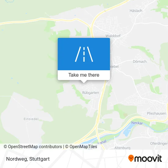 Карта Nordweg