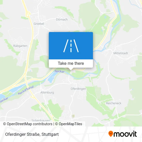 Карта Oferdinger Straße