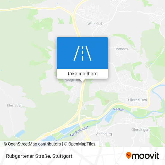 Карта Rübgartener Straße
