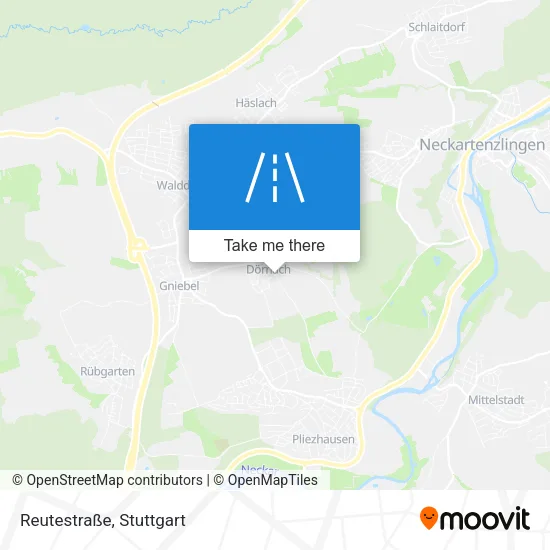 Карта Reutestraße