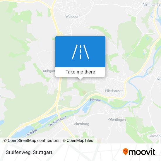 Карта Stuifenweg