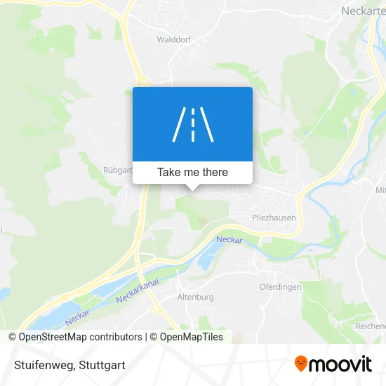 Карта Stuifenweg