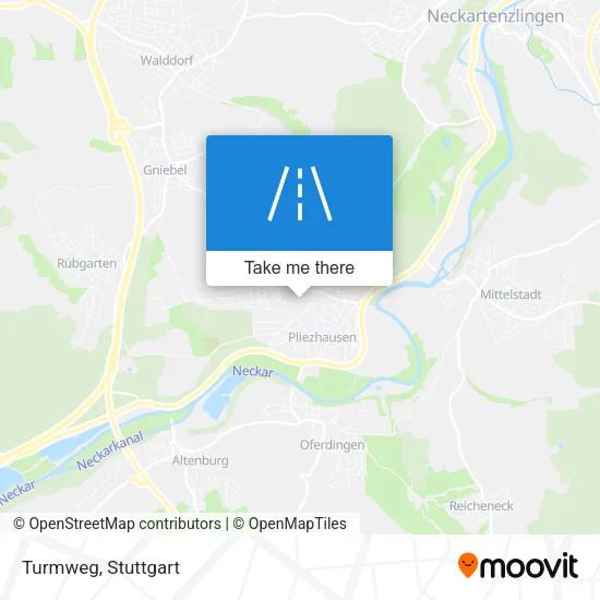 Карта Turmweg