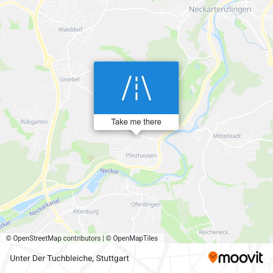 Unter Der Tuchbleiche map