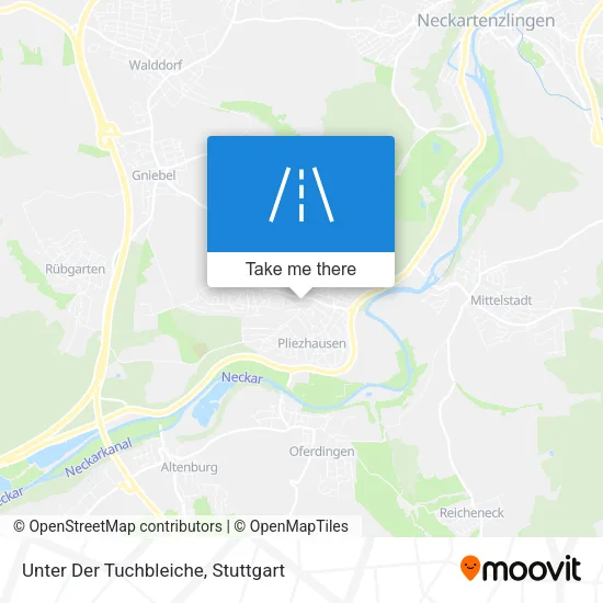 Карта Unter Der Tuchbleiche