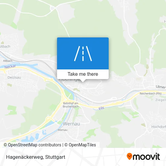 Hagenäckerweg map