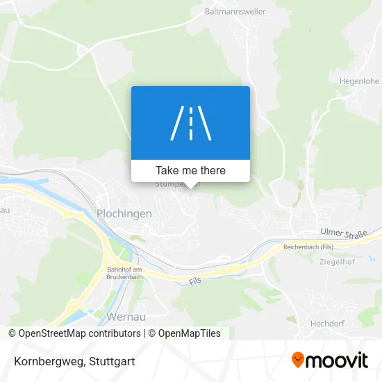 Карта Kornbergweg
