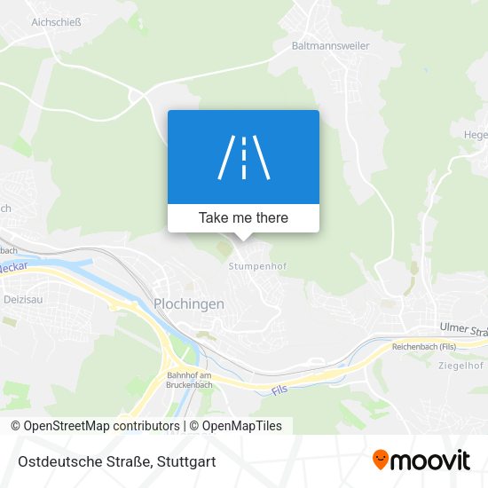 Ostdeutsche Straße map