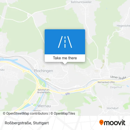 Карта Roßbergstraße